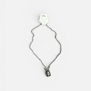 NWT Silver Rabbit Pendant Necklace